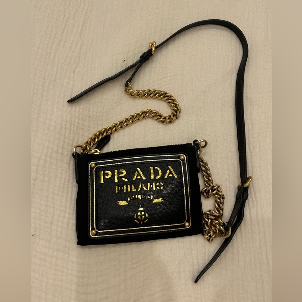 Prada Tessuto Oro Crossbody Bag - Picture 3 of 5